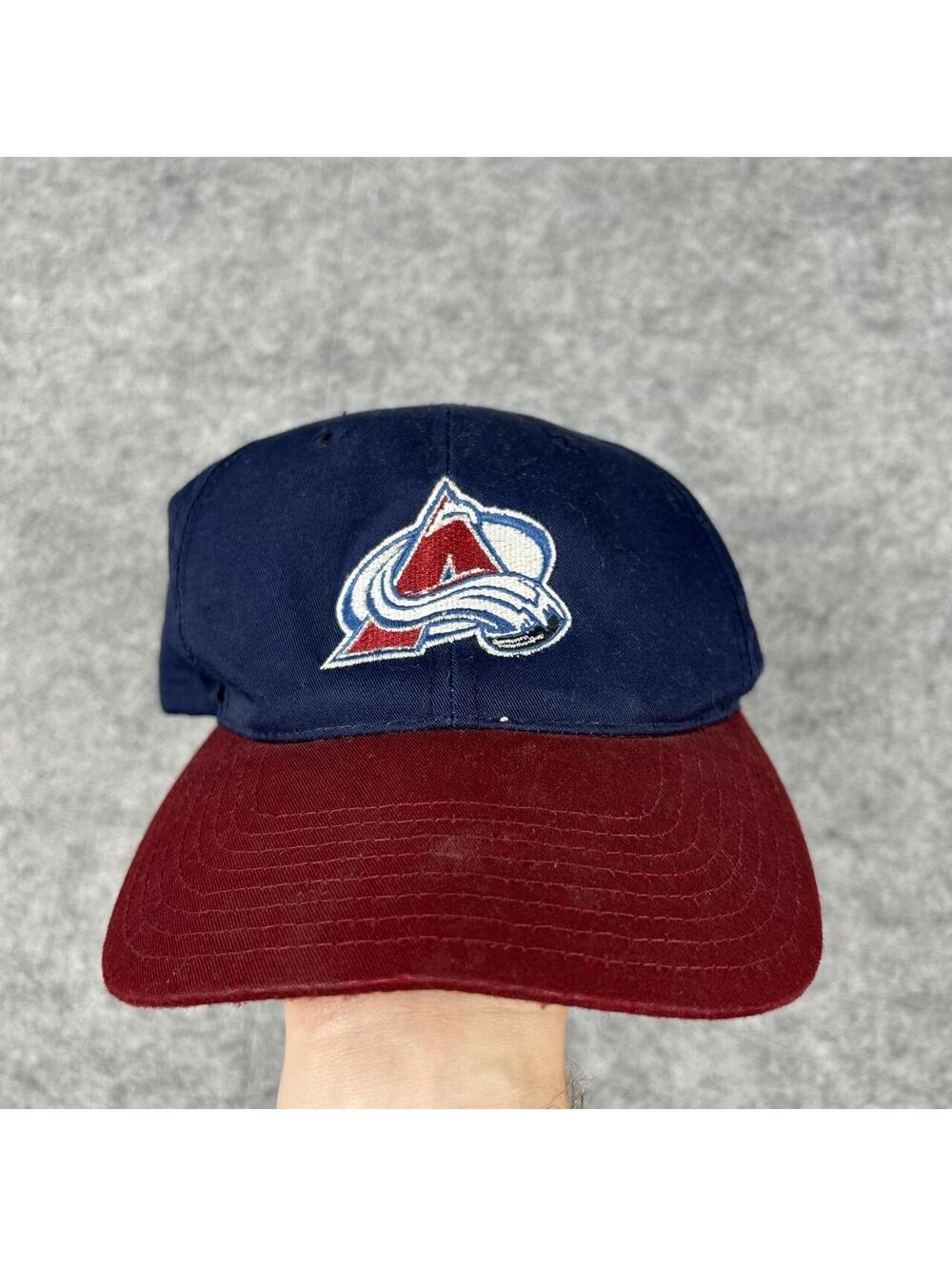 Vintage 80s/90s NHL Colorado Avalanche SnapBack Hat Hockey Cap